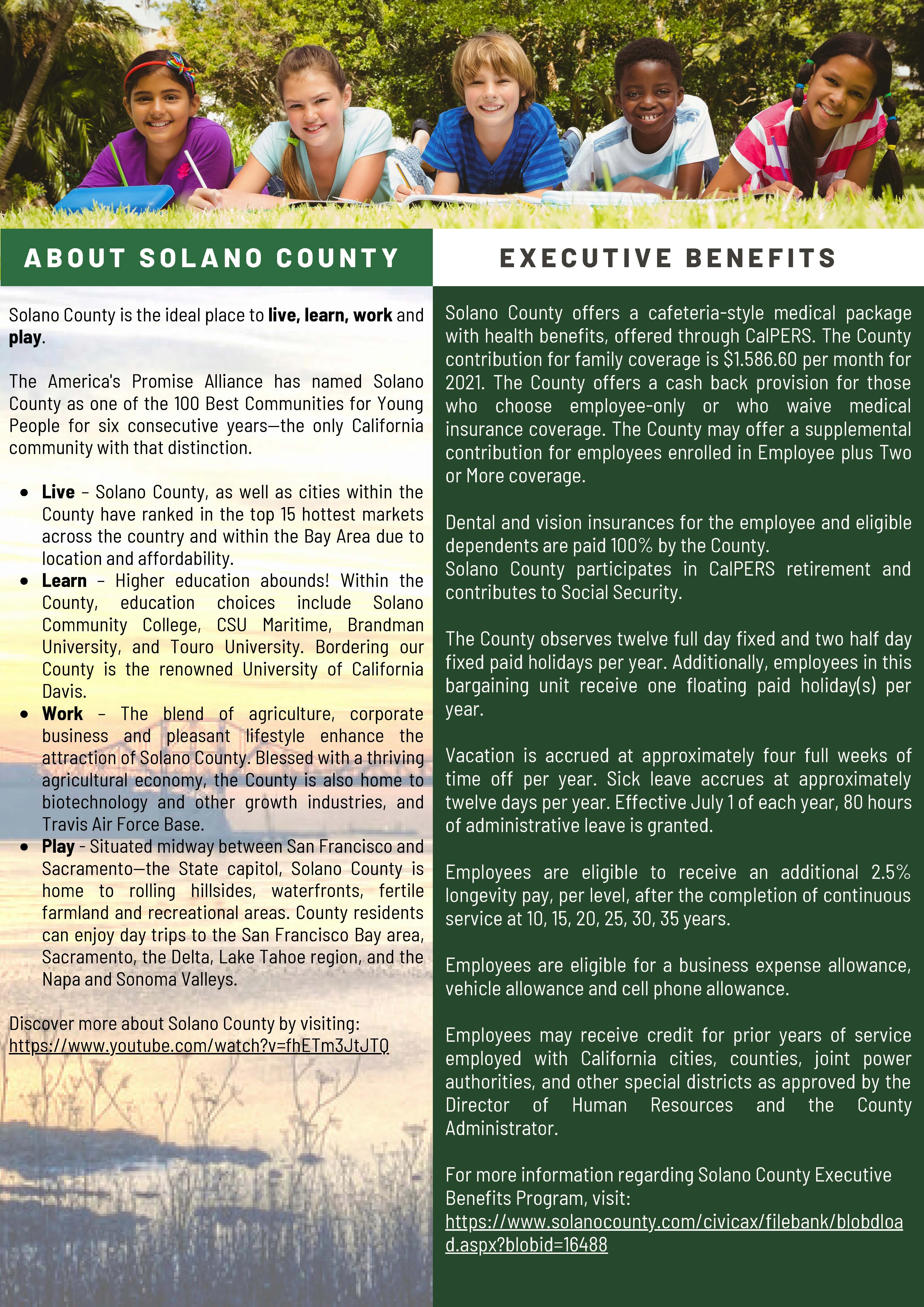 Job Announcement: Director of Child Support Services - County of Solano