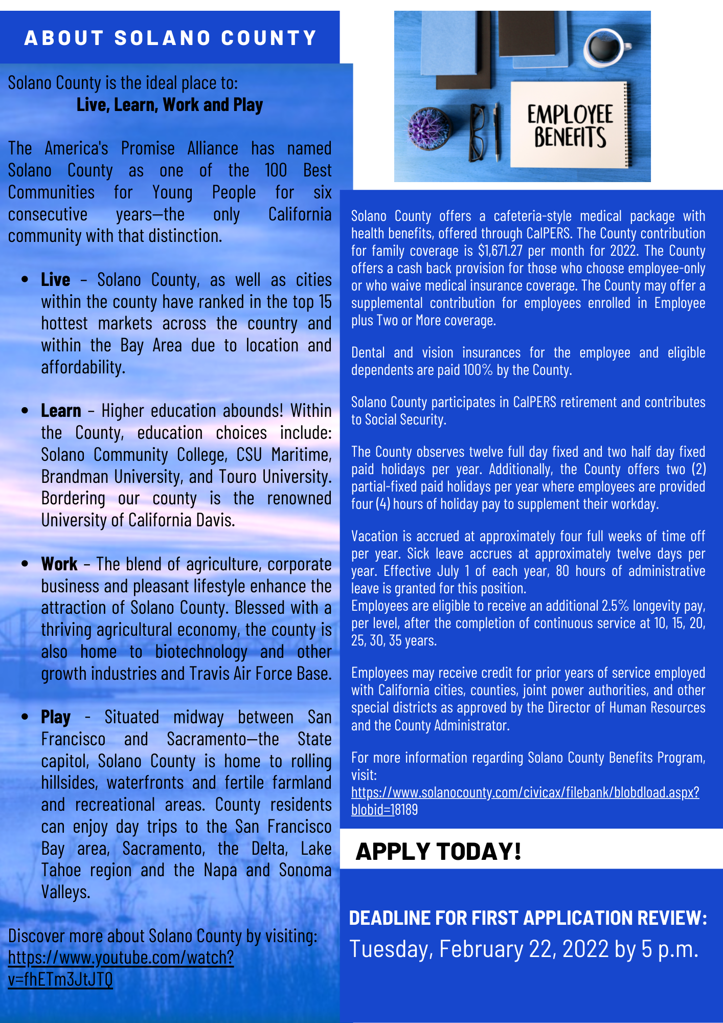 Job Announcement: Airport Manager - County of Solano